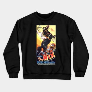 Vintage Western Movie Poster - Destry Rides Again Crewneck Sweatshirt